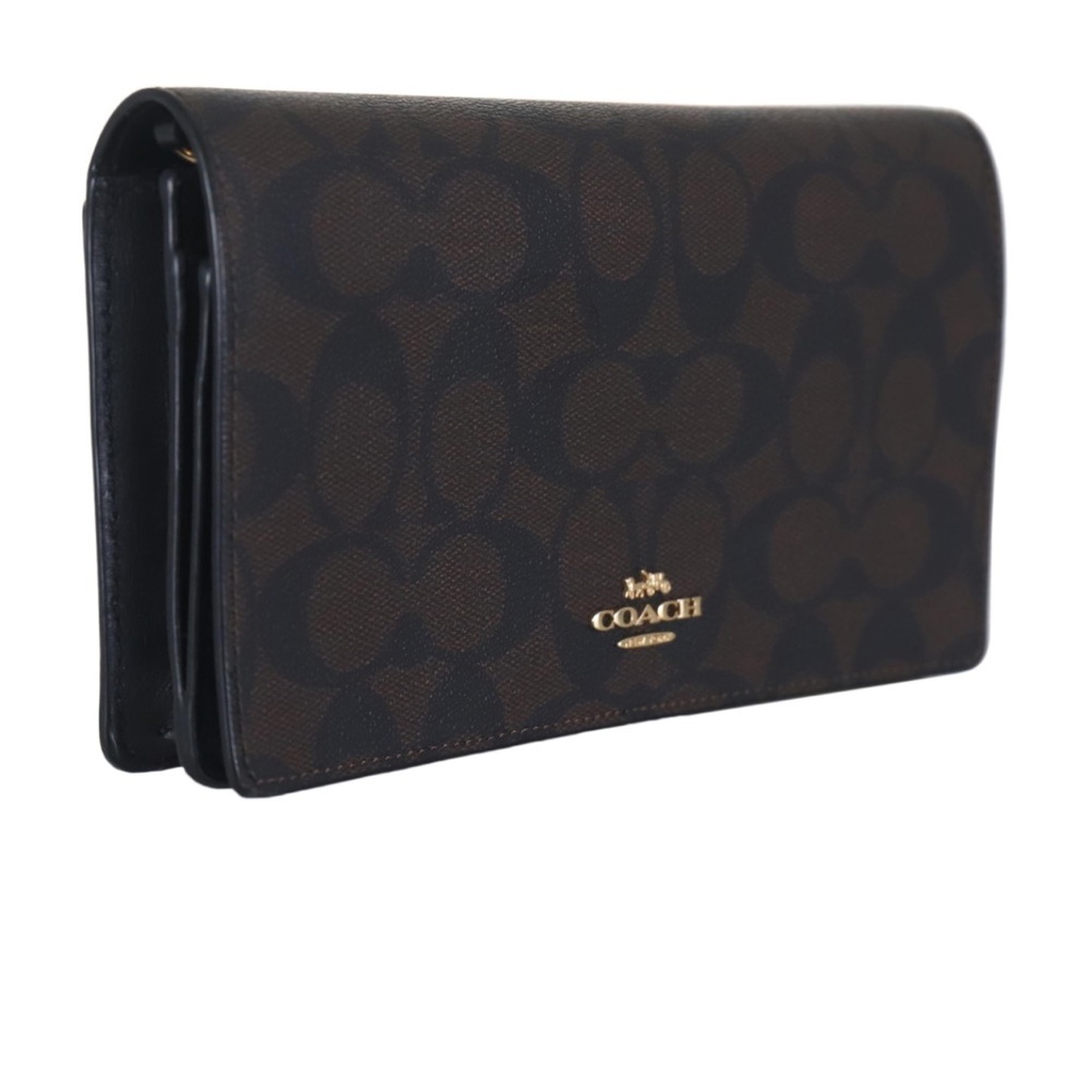 Coach Brown Signature Wallet - Picture 6 of 9